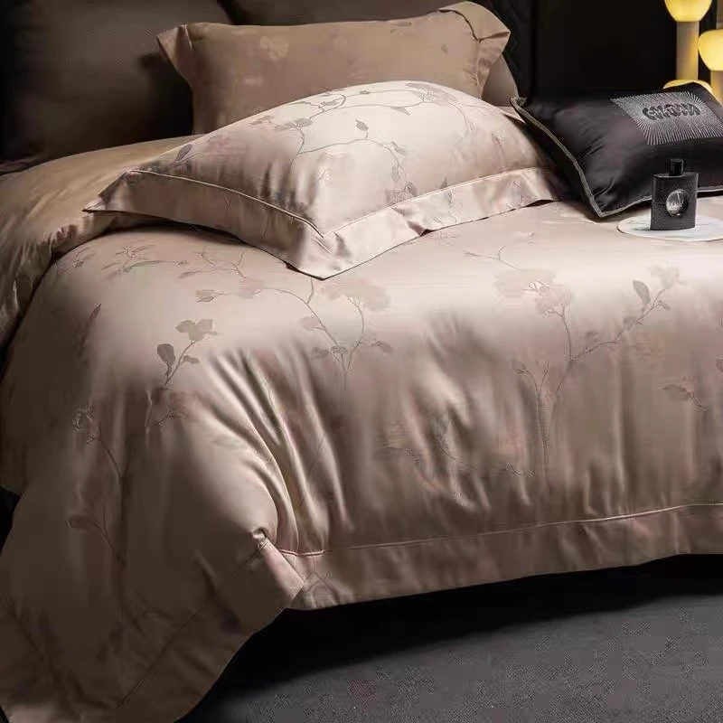 【暮云生活】华福臻品国潮风高精密棉提花纯棉四件套春之舞步