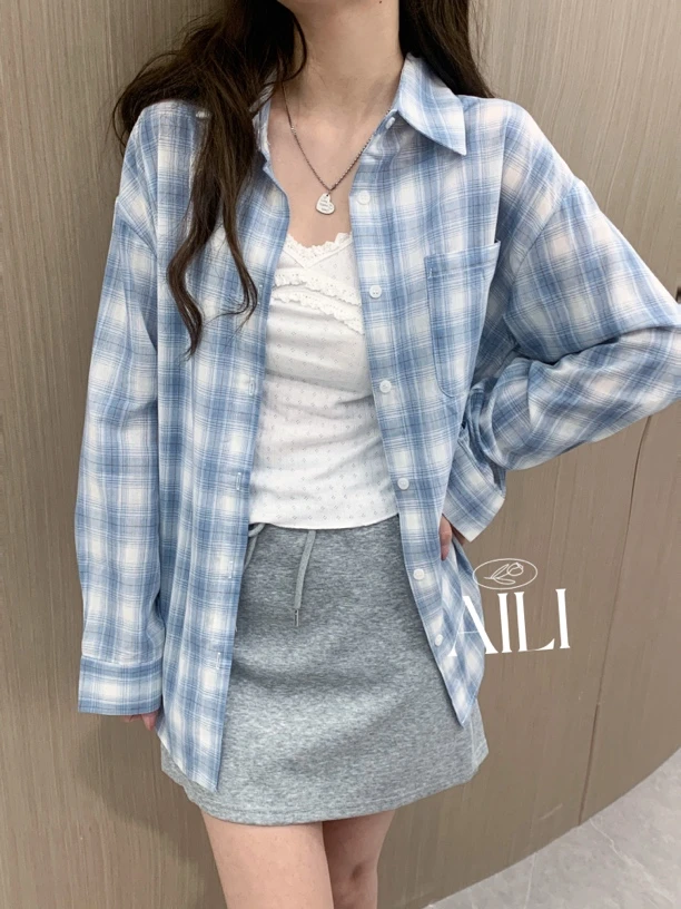 023格子衬衣三件套