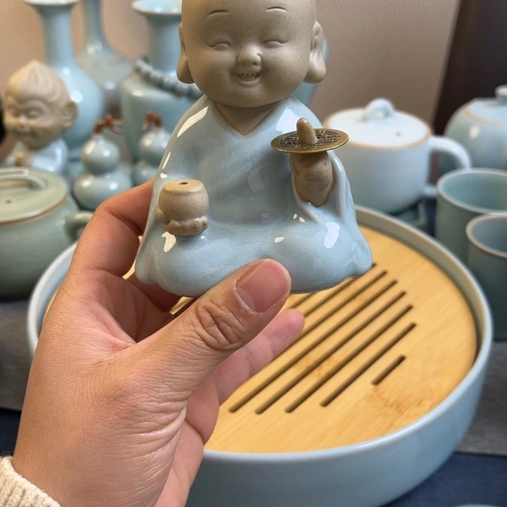 汝瓷天青和尚茶宠一级全品