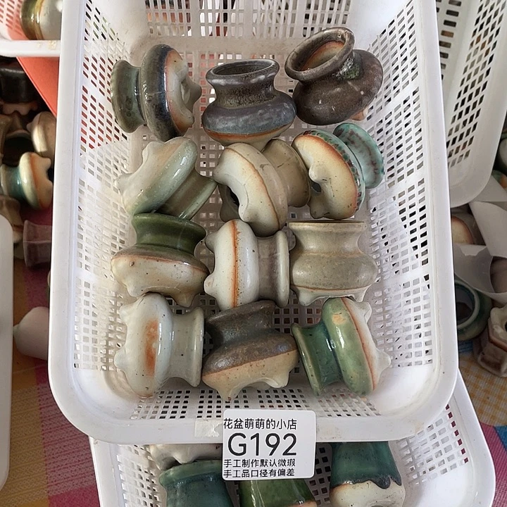 花盆紫砂192微瑕品口径3厘米左右的