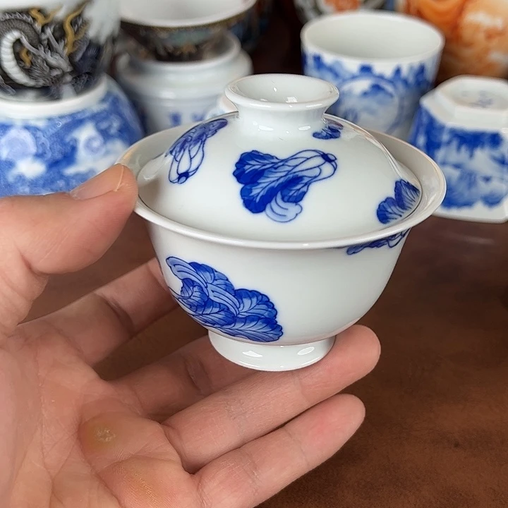 瓷片景德镇全手工手绘陶瓷