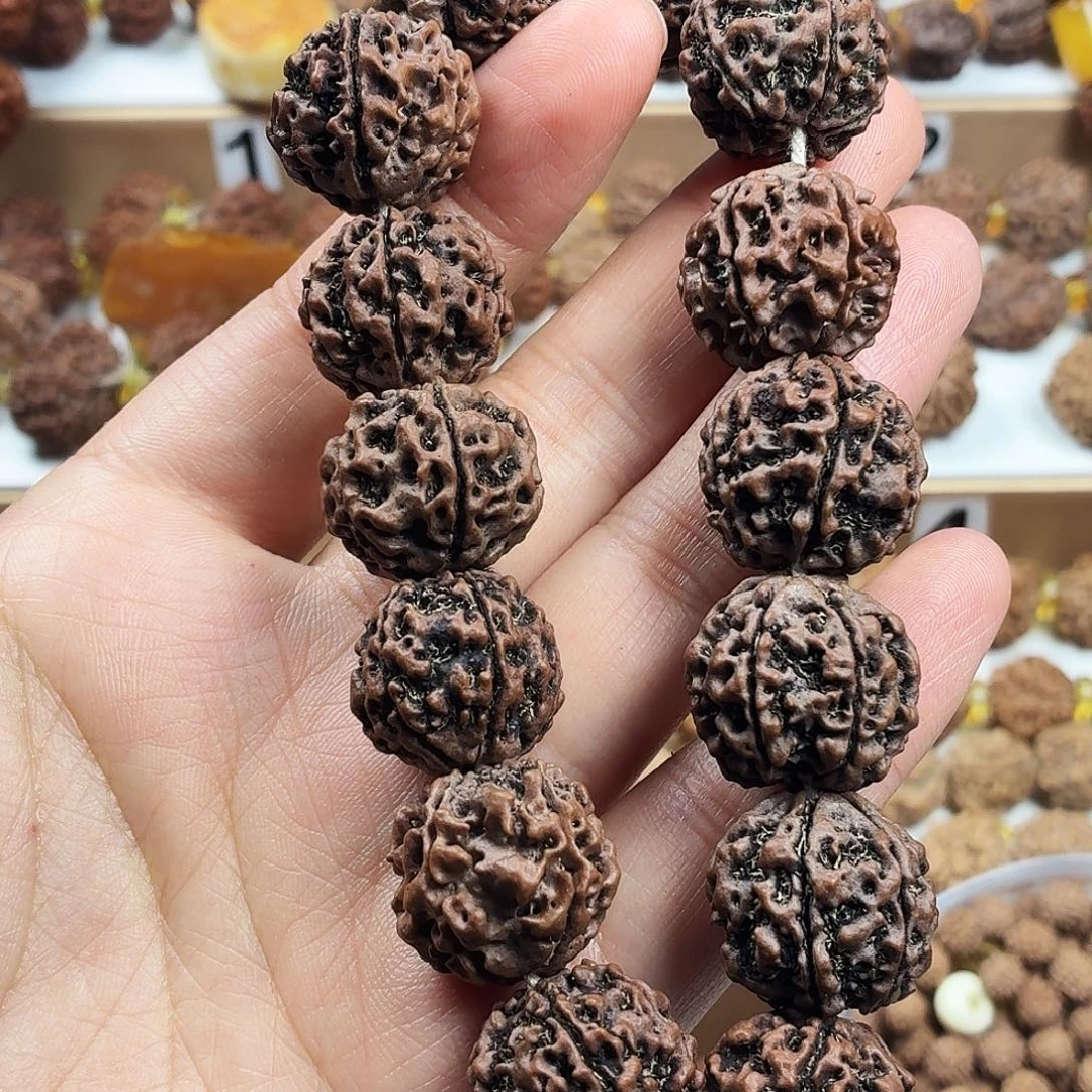 手串金刚菩提精品老梅花双龙纹