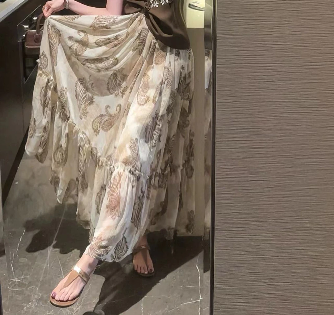 【向姐】夏季时尚百搭气质夏款半裙251890