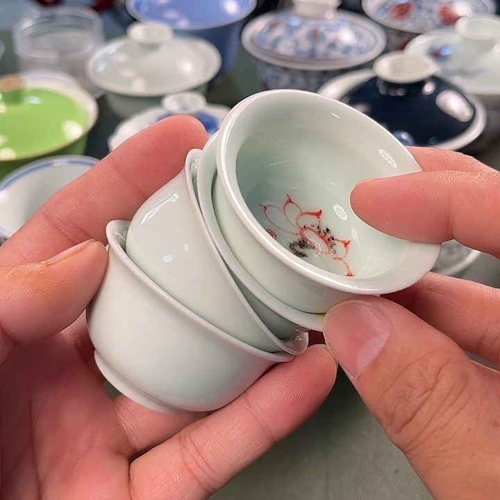 开青花青花壶青花瓷器