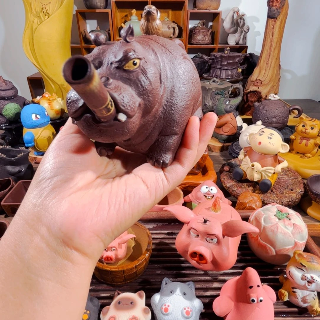 茶壶紫砂?***蛋纯手工制作过程就是