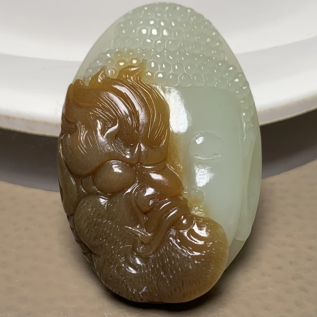 D1060珠宝玉石精选和田玉吊坠