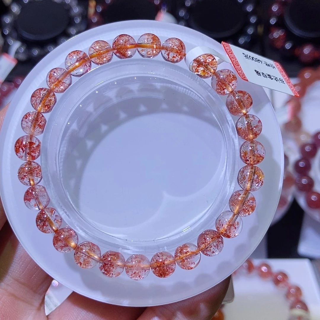 未镶嵌手链水晶芬达金草莓