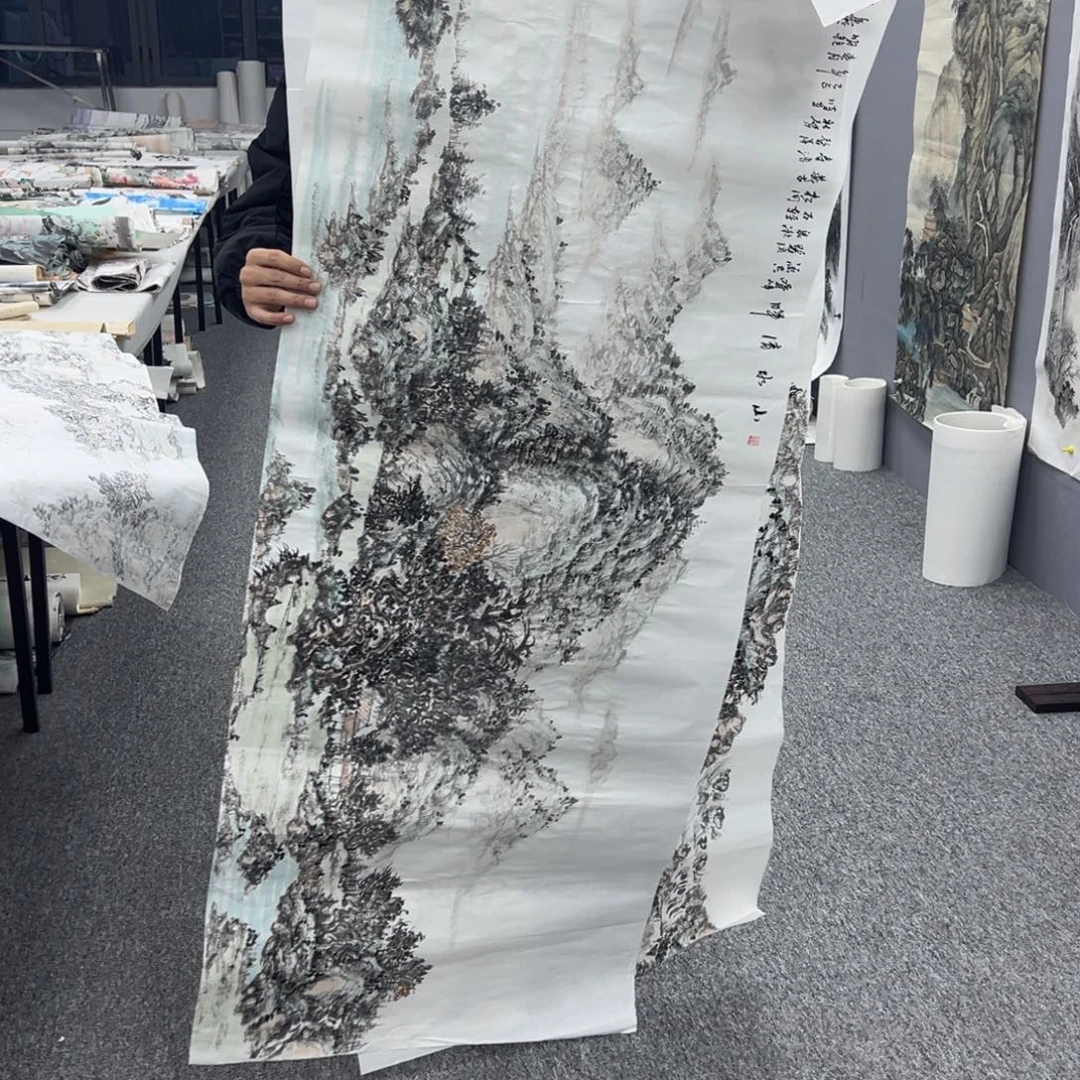 国画纯手绘字画宣纸