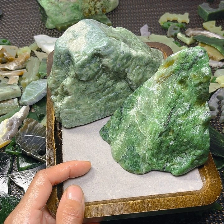 未镶嵌和田玉珠宝半成品湖**线