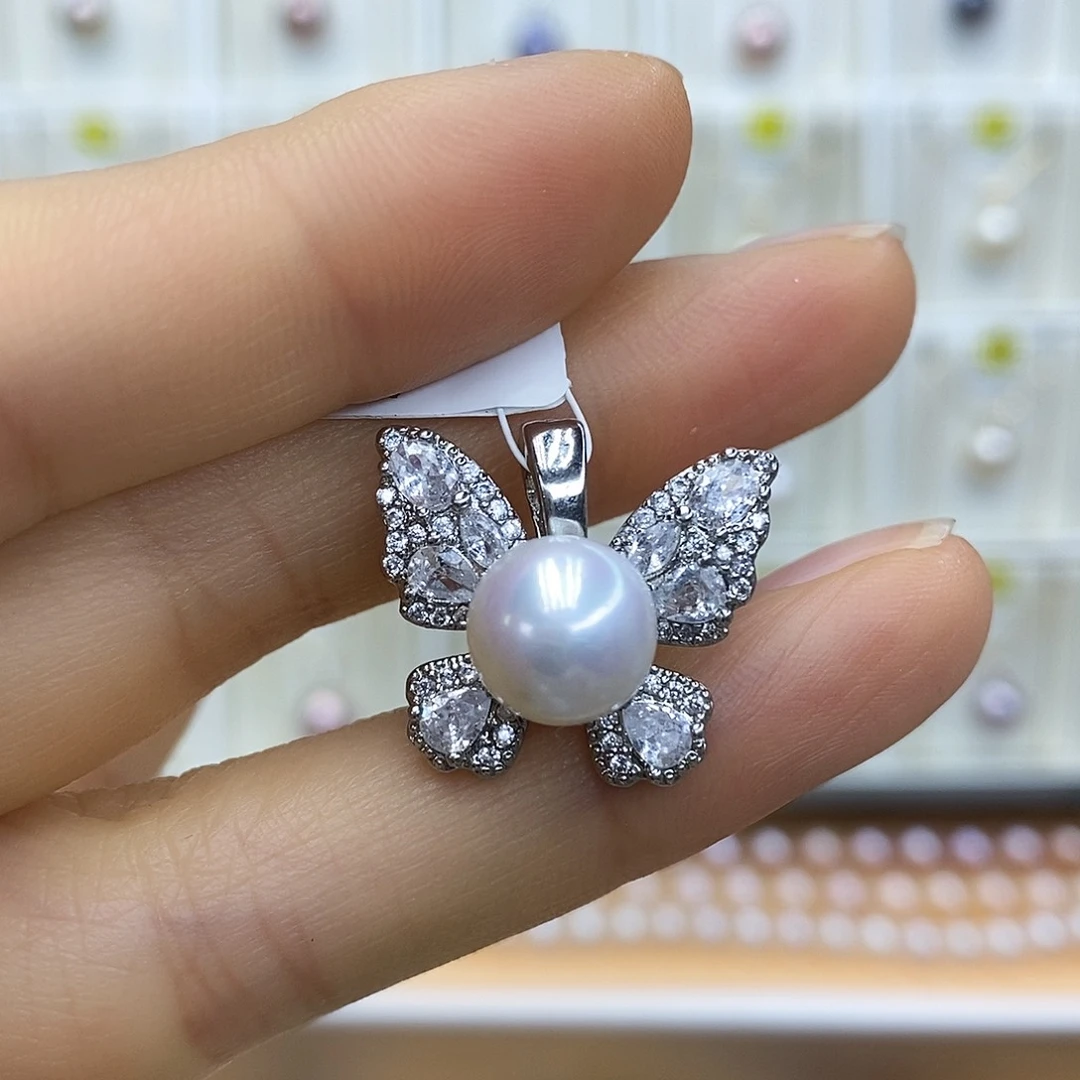 吊坠(赠链)合金淡水珍珠