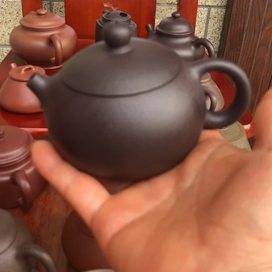 茶壶紫砂天青泥西施200豪升