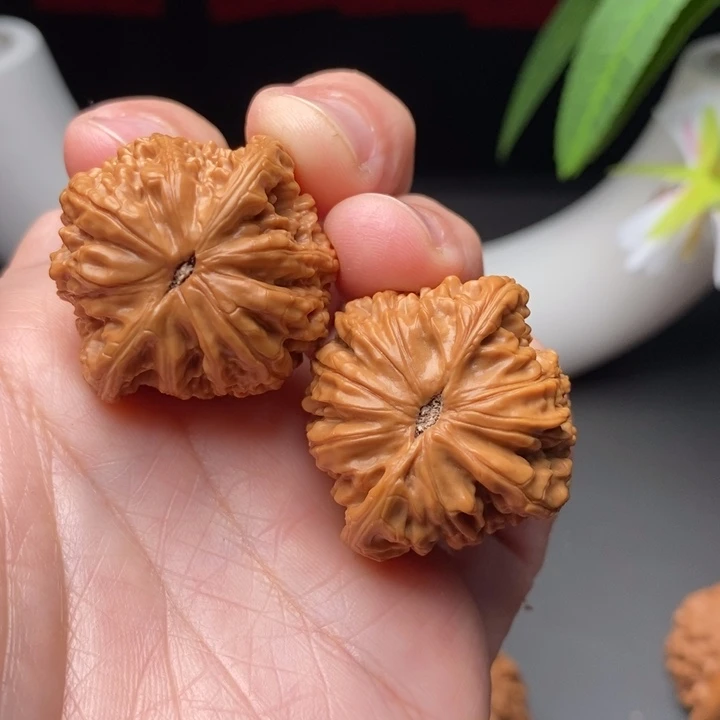 文玩核桃把件风**程磨盘35