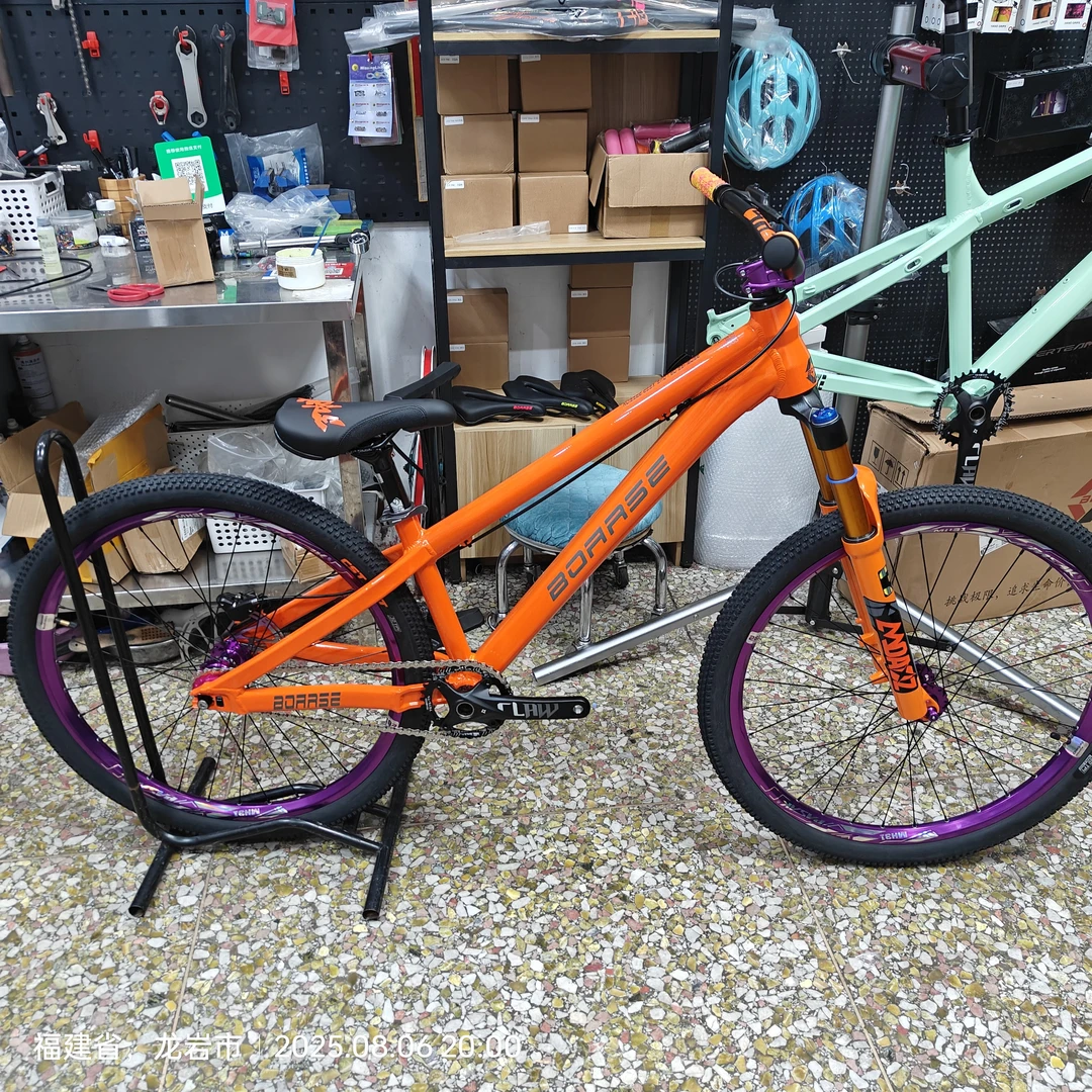 视频同款定制博睿思威仕高眼镜蛇am土坡山地车大颗粒气压减震油刹