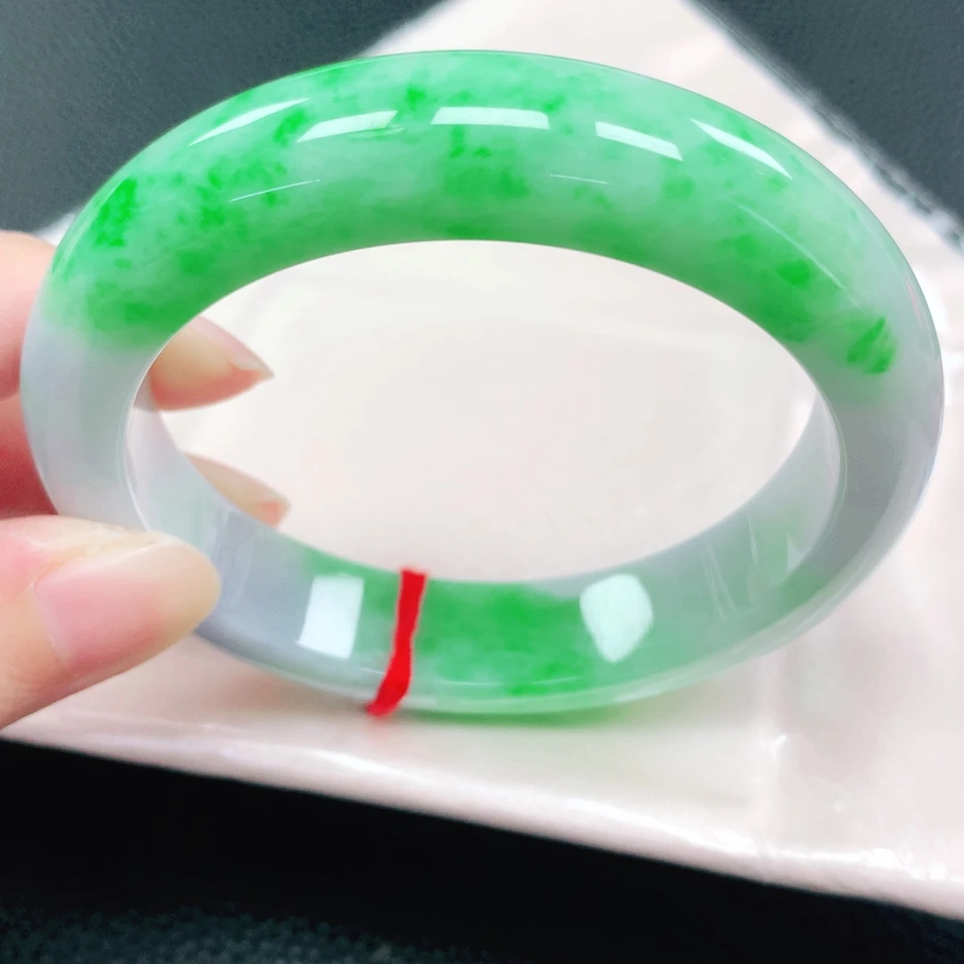 未镶嵌手镯翡翠58圈