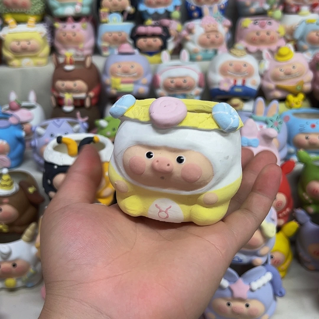 可爱手工多肉花盆 满百包邮