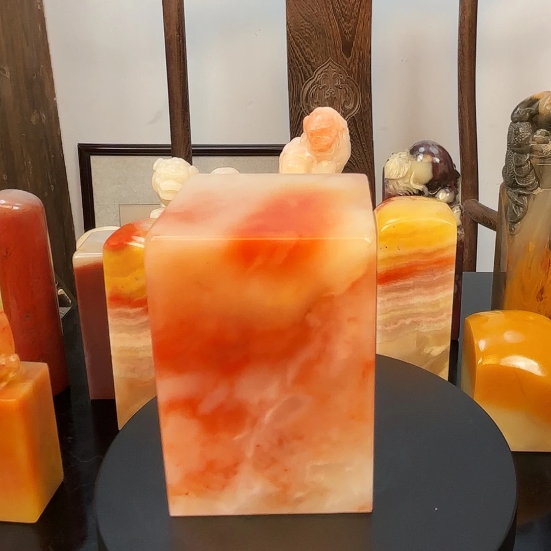 寿山石印石汉*寿山石