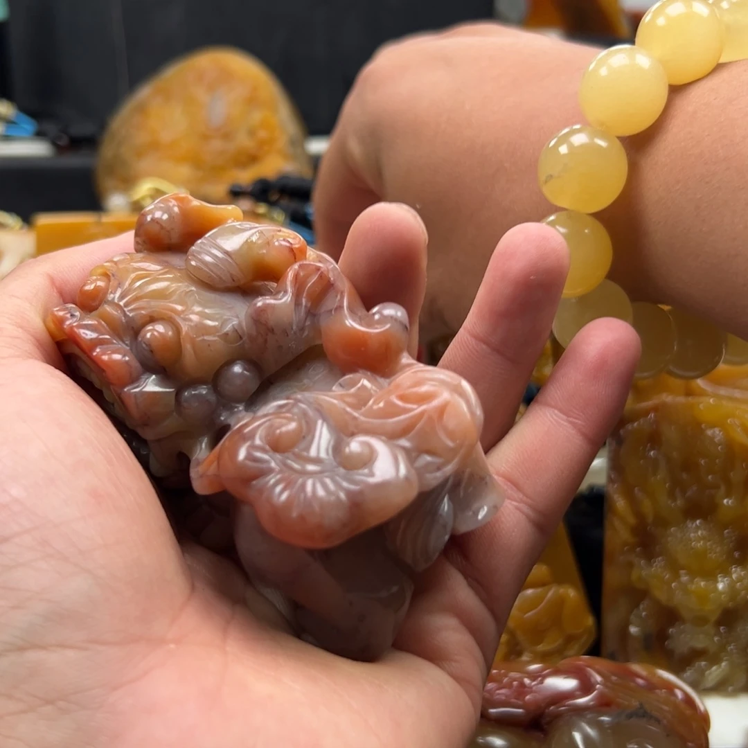 石英质玉（黄龙玉）未镶嵌多选一发货