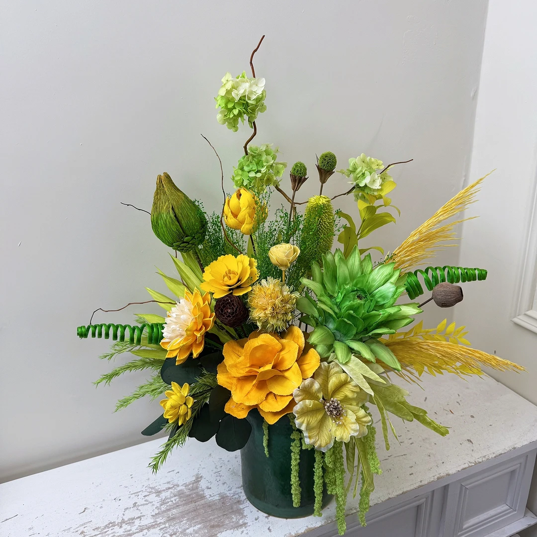 【咏春】高级感百搭餐桌玄关电视柜插花摆件永生花干花