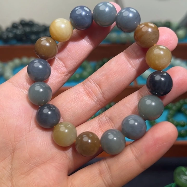 和田玉未镶嵌手链卡12