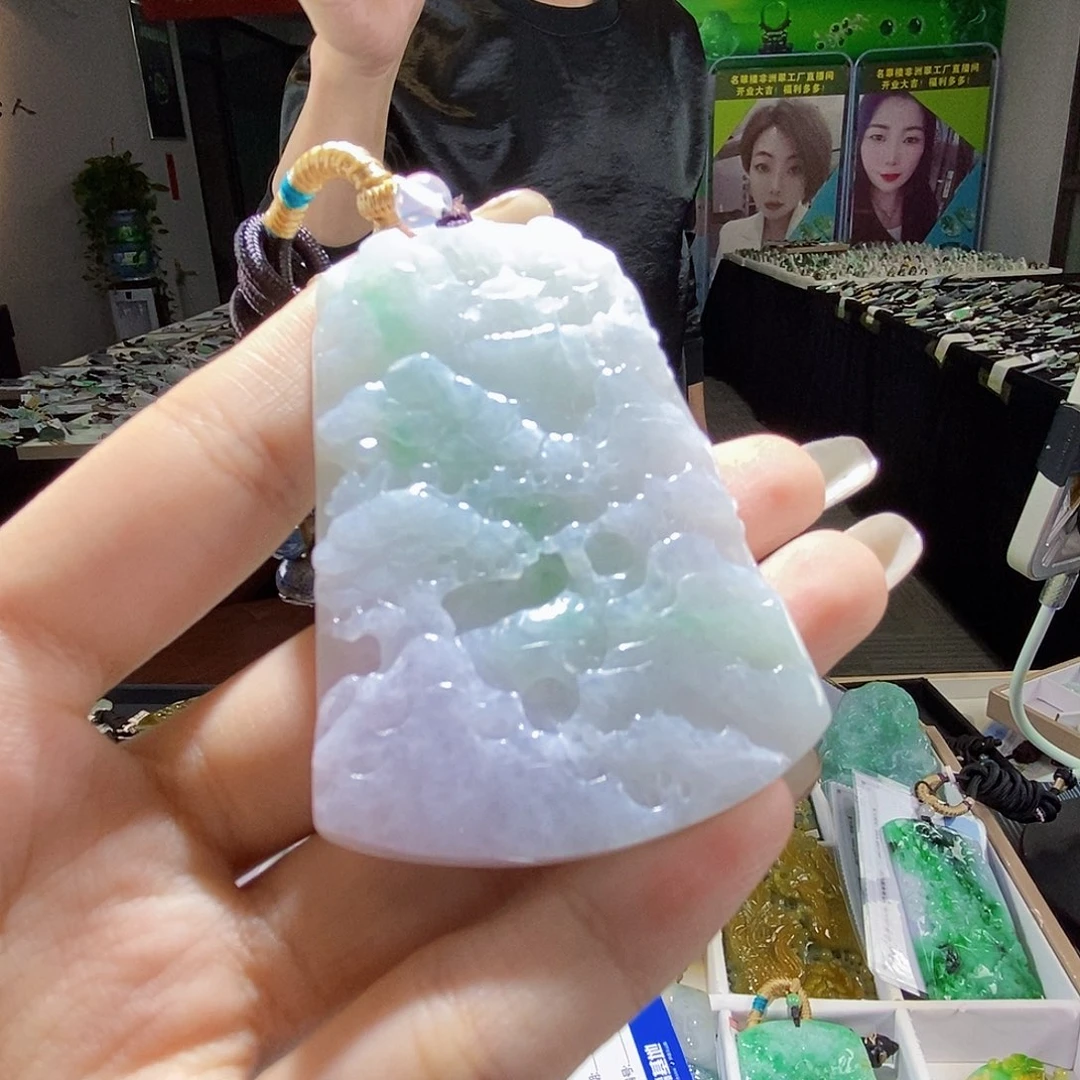 颈饰未镶嵌翡翠翡翠