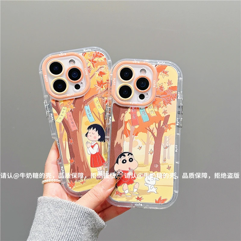 羽纱奶油壳适用苹果17/iPhone/华为荣耀/OPPO/VIVO/小米/手机壳潮