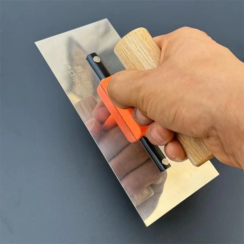 不锈钢15-19厘米小号抹子刮腻子刮大白窗帘盒专用抹刀腻子刀刮刀