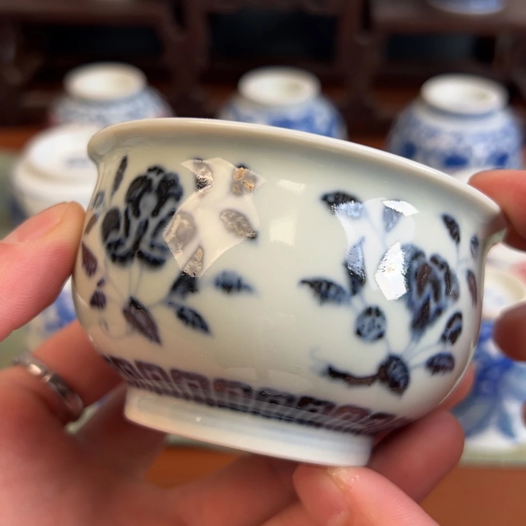 瓷片景德镇茶器手工手绘