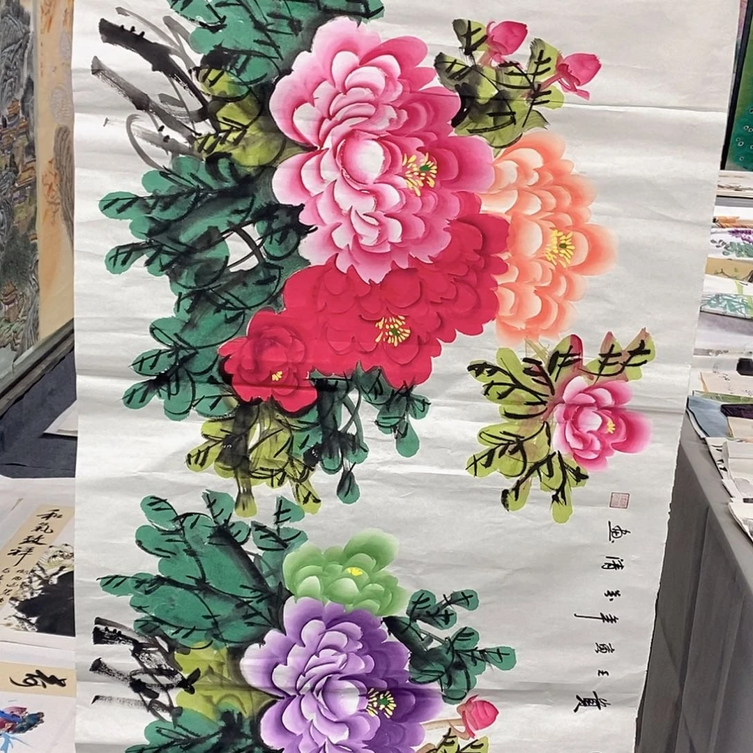 国画国画手绘作品