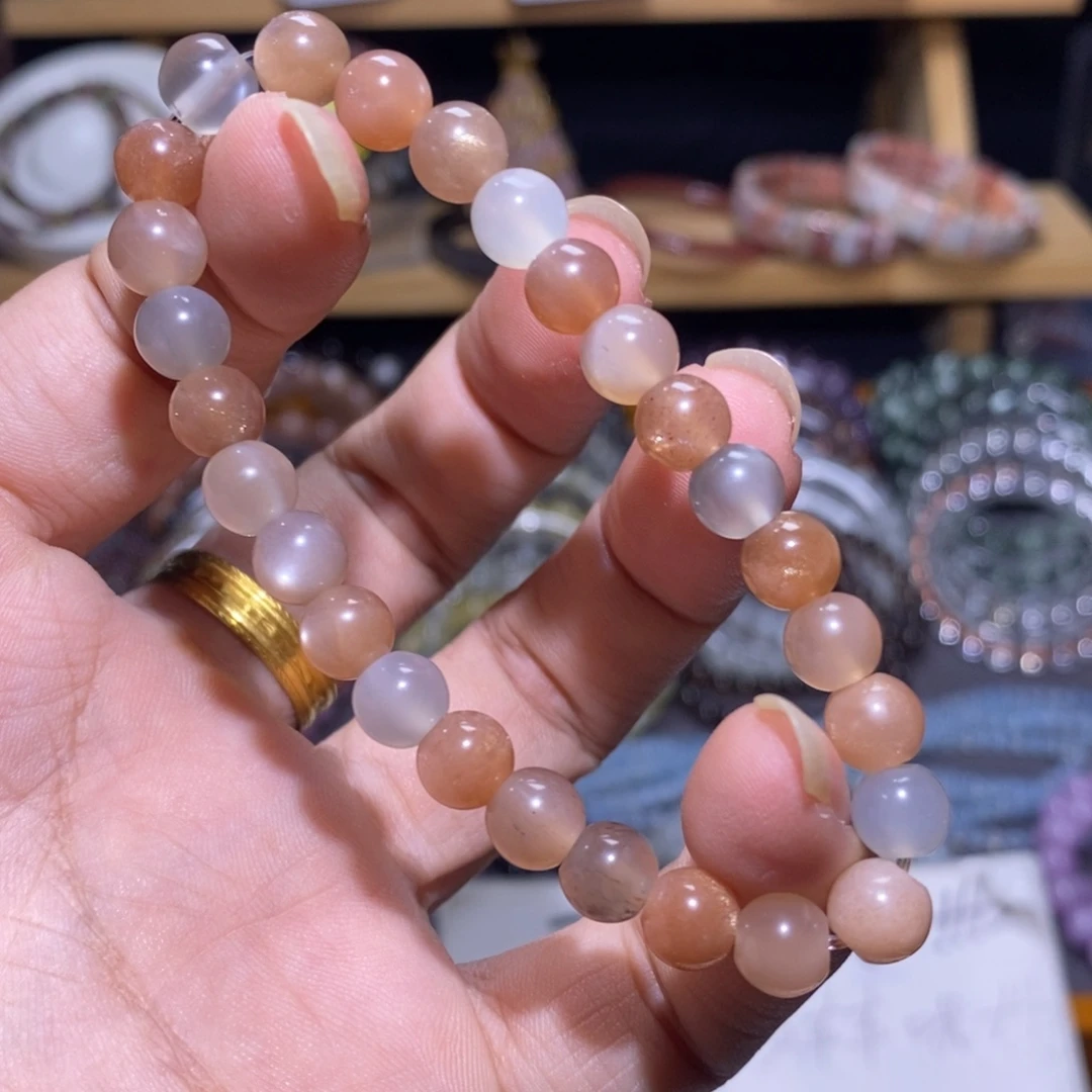 手链未镶嵌水晶9 彩月光多宝 7.2