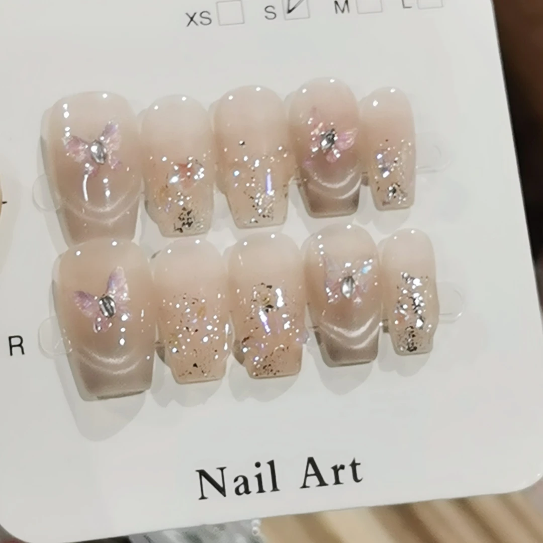 指玥坊纯手工穿戴甲制作纯欲穿戴式气质