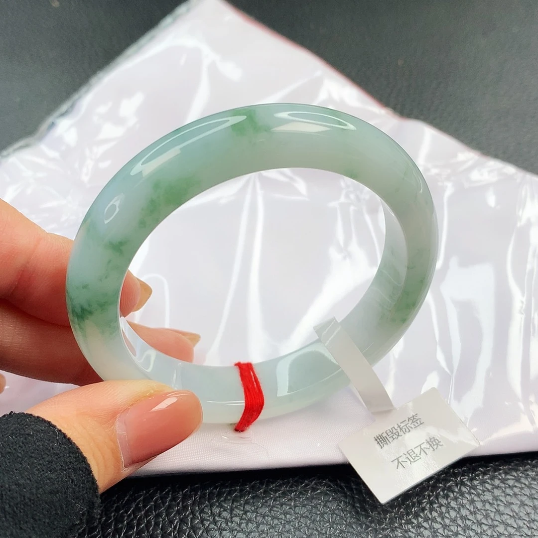 翡翠手镯未镶嵌缅甸天然a货翡翠0702