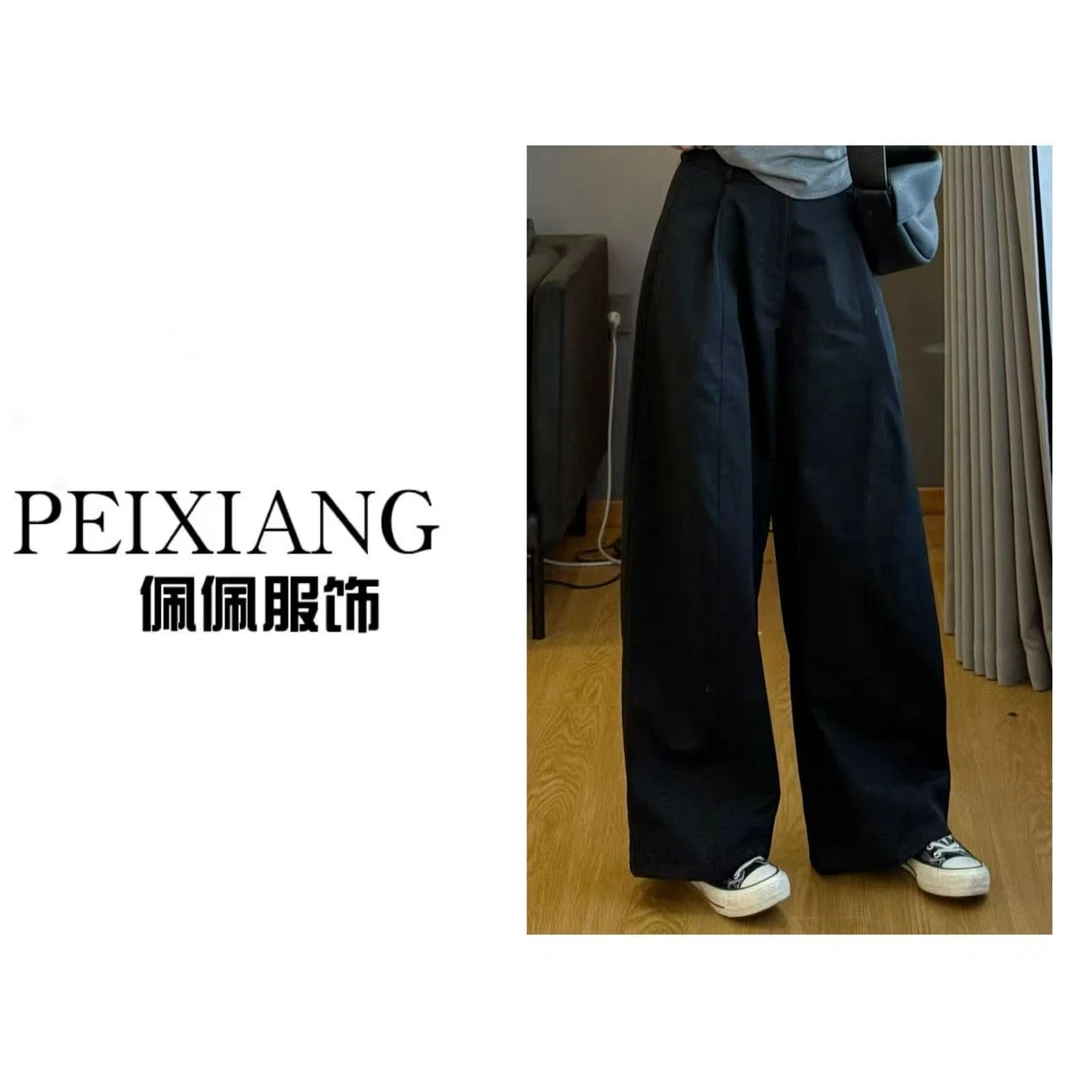 佩佩PE 【阔腿休闲裤】休闲裤 K11340 6096057百搭时尚黑色秋季