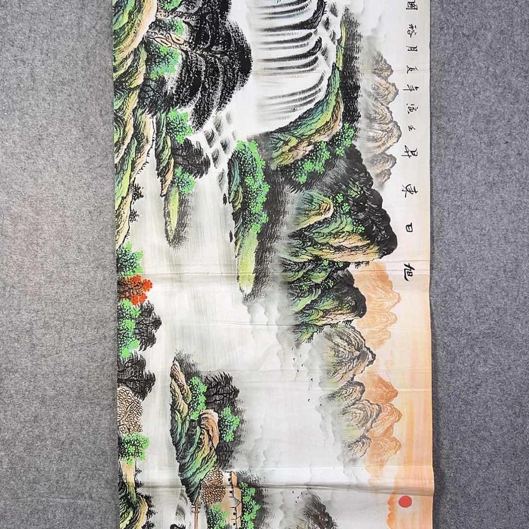 国画991 花鸟在此鸣叫时还要一