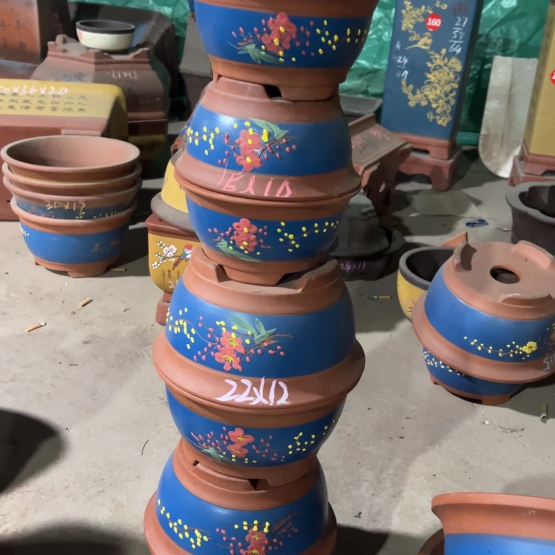 紫砂花盆紫砂花盆