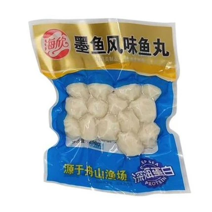 海欣鱼丸 250g 墨鱼风味小鱼丸子