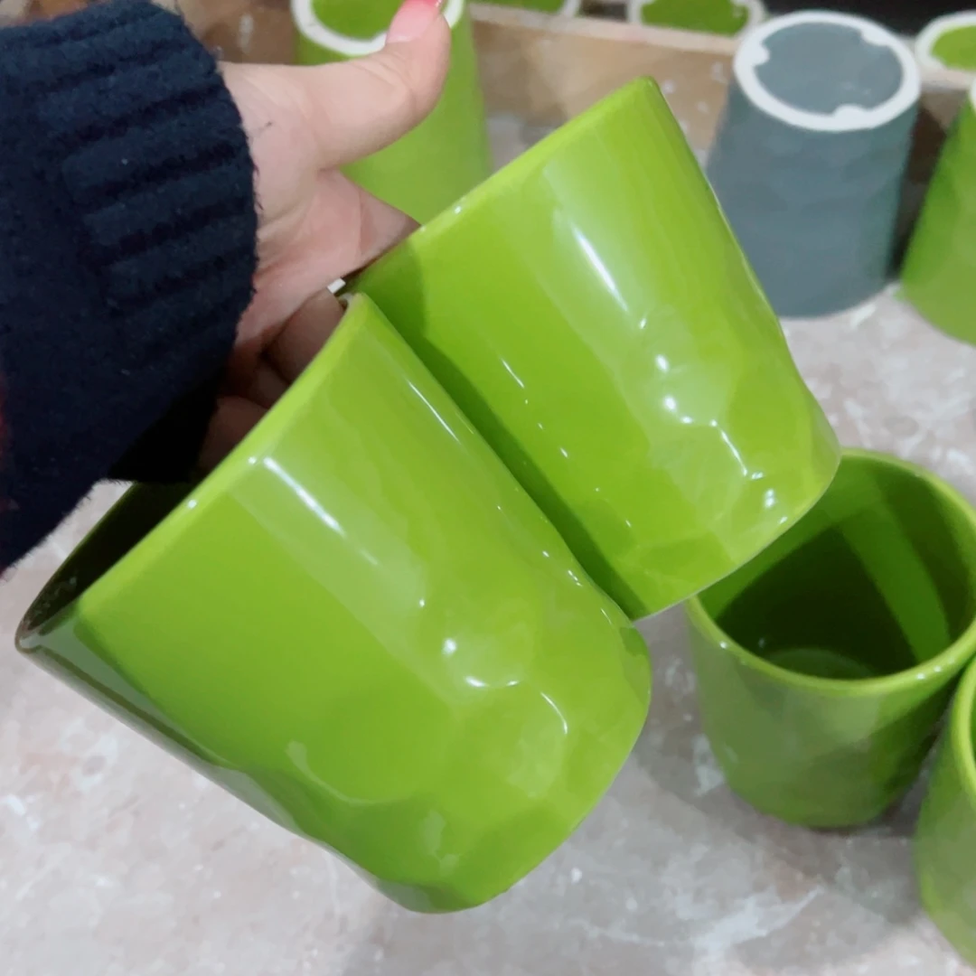 有孔，陶瓷花盆满10米包邮发货