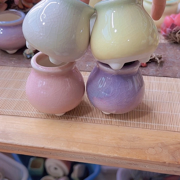 陶瓷花盆当场满12包邮