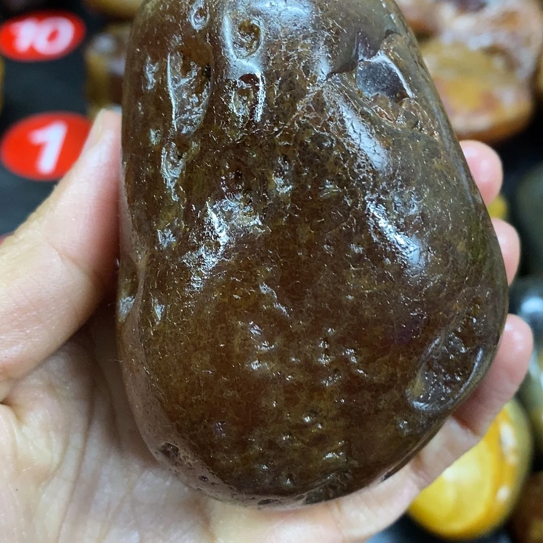 玛瑙/玉髓未镶嵌手把件