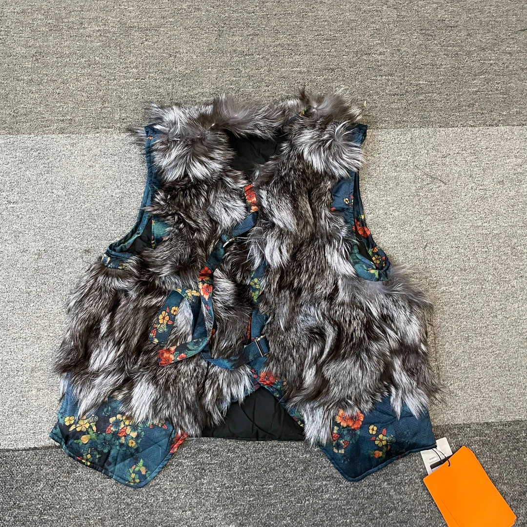 商场专柜高货真狐狸毛皮草外套真毛外套显瘦皮草外套气质款狐狸毛