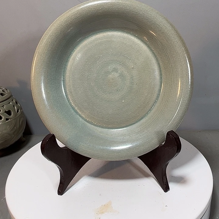 平***乐瓷片清凉清汝窑全品相淘瓷一件