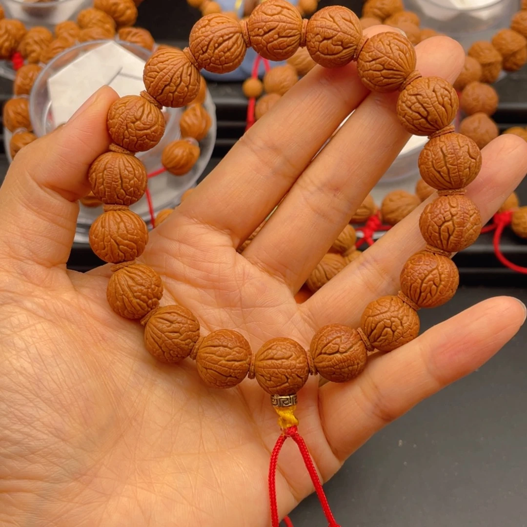 高***学吊坠桃核见健健康康平平安安9