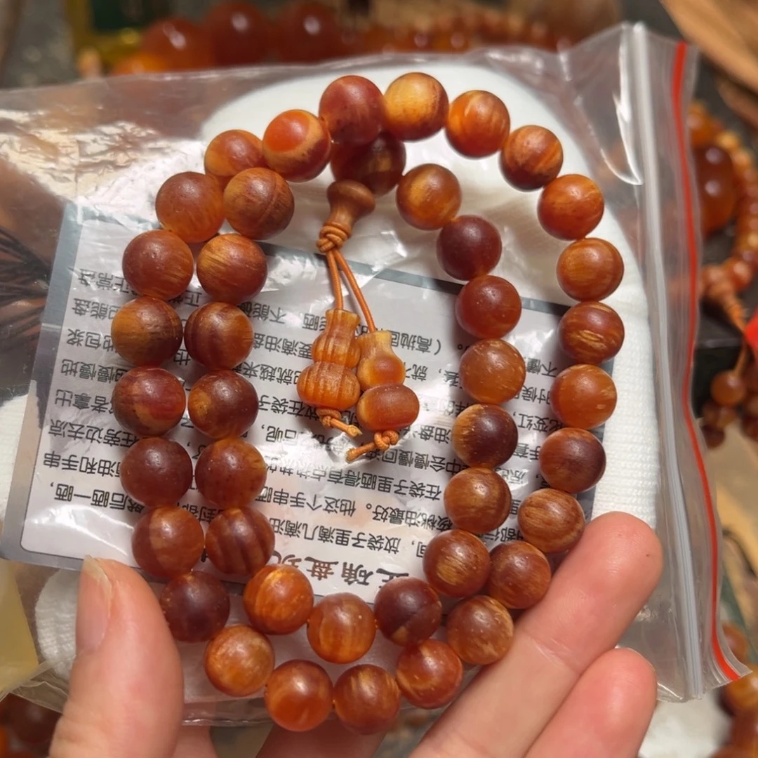 手串/手链松木（琥珀木）1.0手持42颗树根