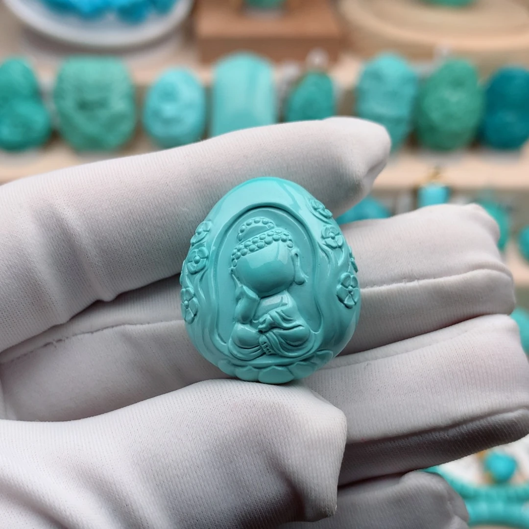 绿松石珠宝奇石未镶嵌