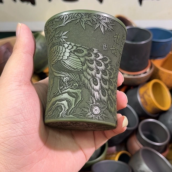 茶杯紫砂全手工紫砂主人杯