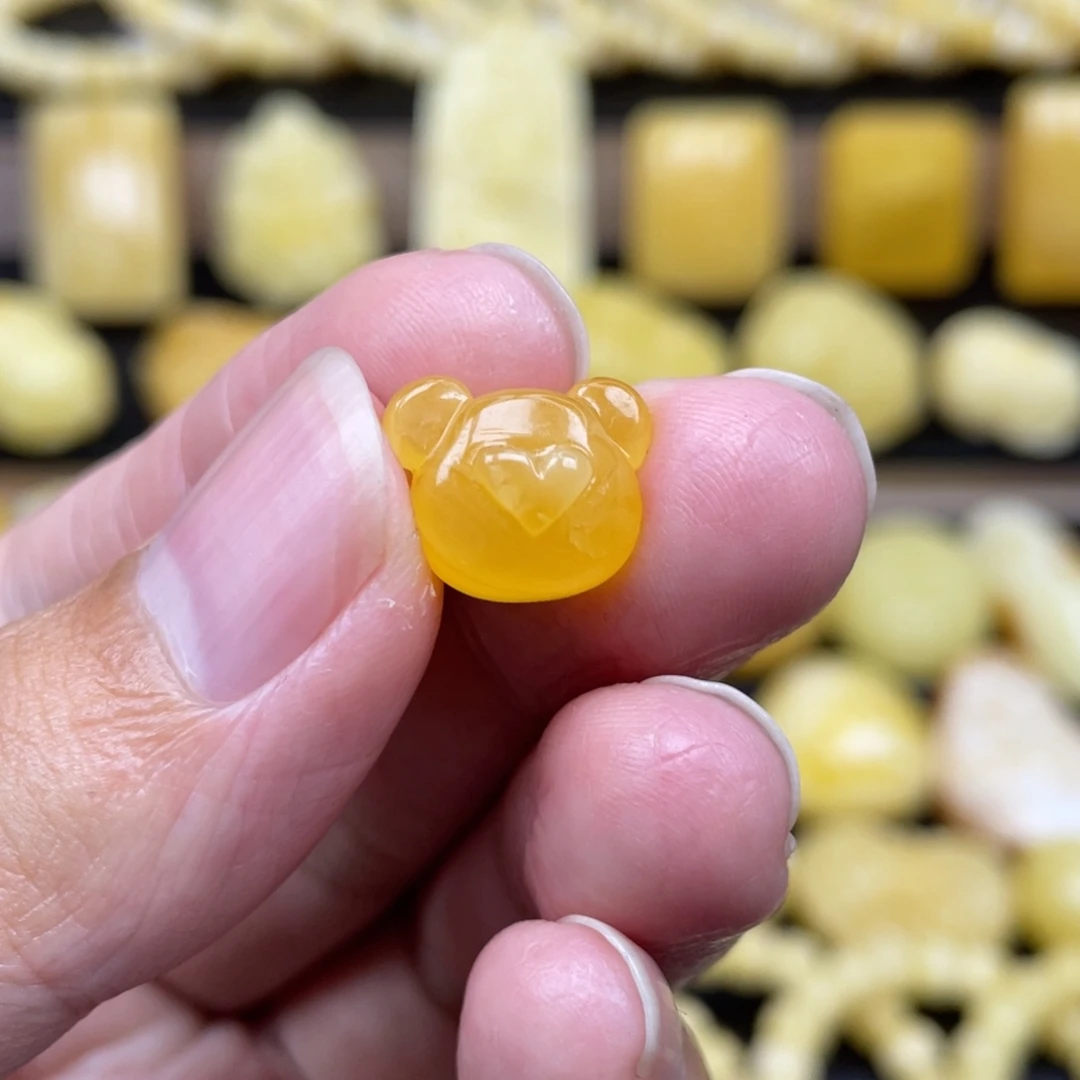 琥珀未镶嵌裸石琥珀蜜蜡