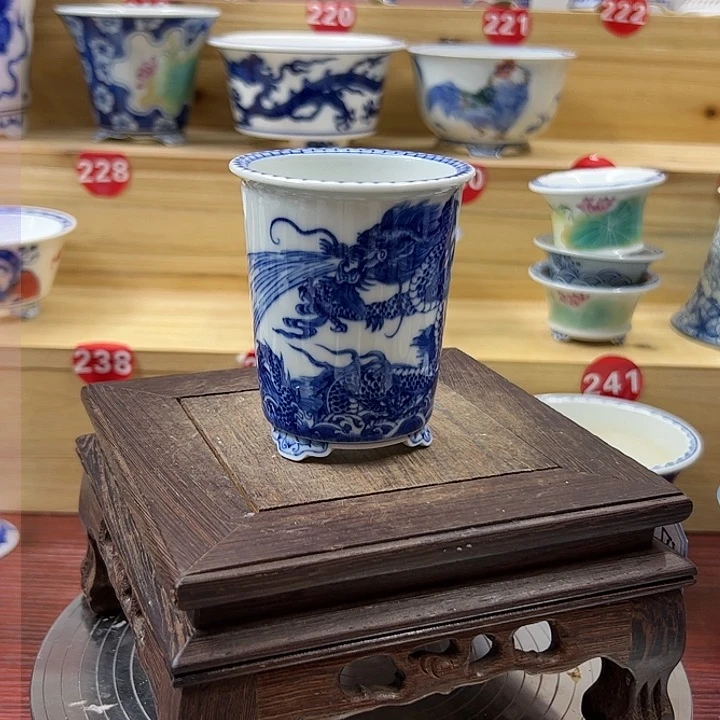 手绘陶瓷手工内口5.3高7.6
