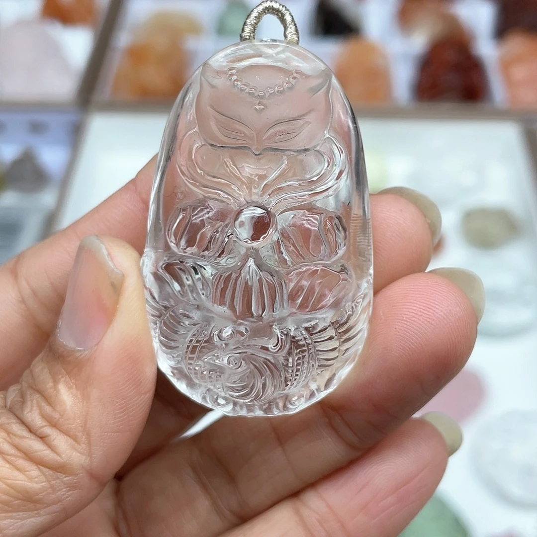 水晶吊坠(不含链)未镶嵌