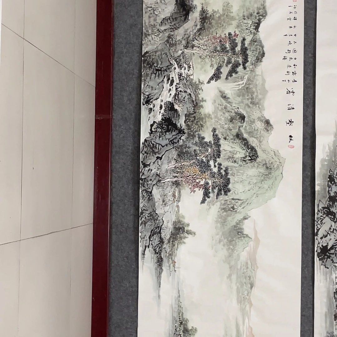 Y****国画小六尺画芯 作品