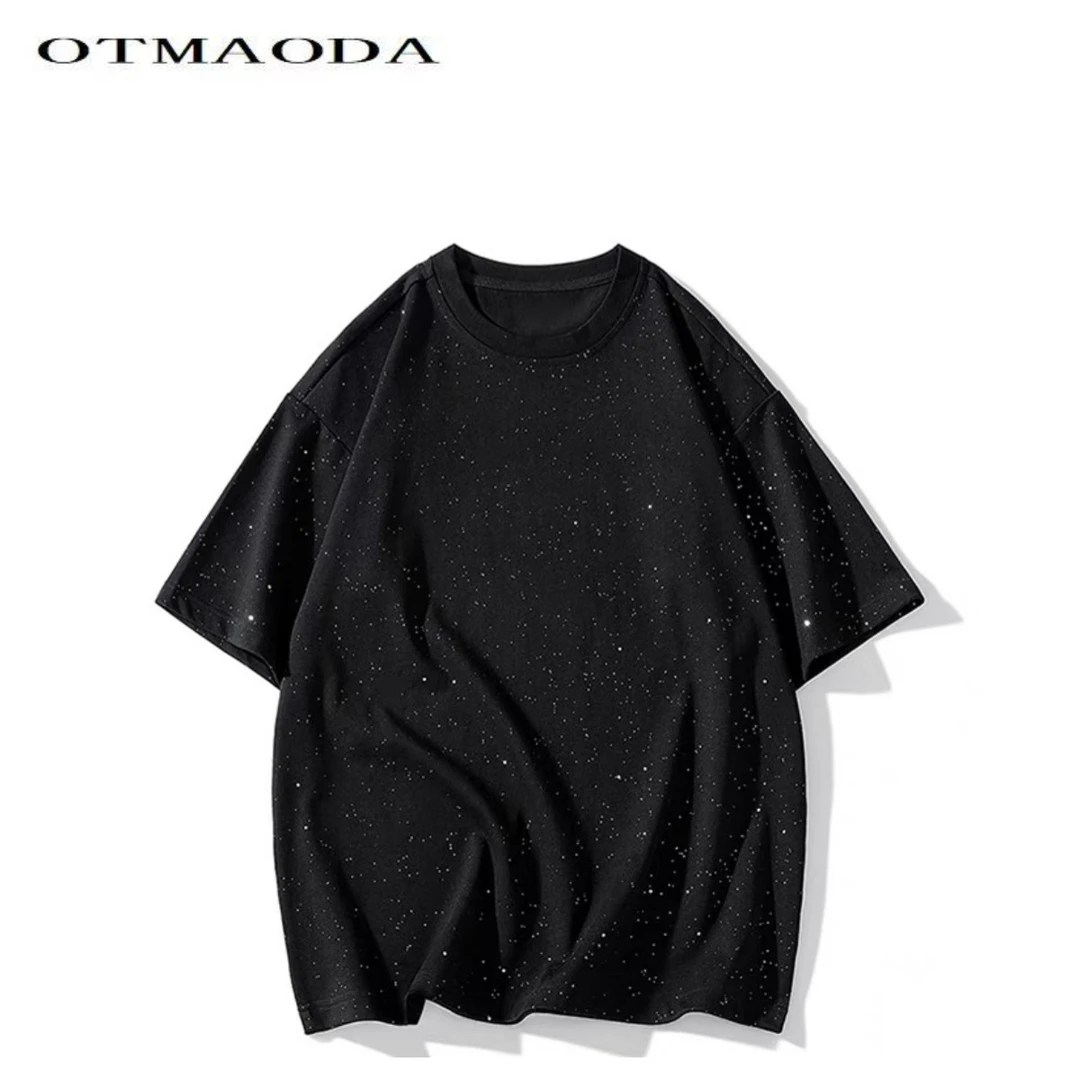 满天星纯棉短袖男女同款夏季休闲潮流百搭情侣款半袖t恤