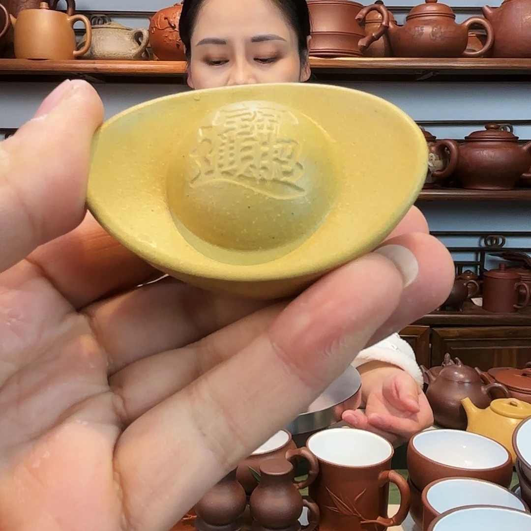 茶杯紫砂金元宝紫砂